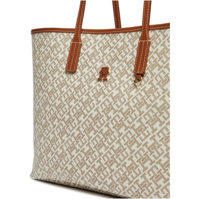 TOMMY HILFIGER Monoplay leather tote